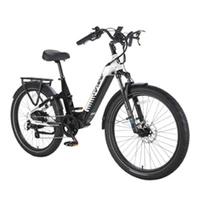 Cyrusher Sprint Electric Bike - 1400W Power | 15Ah Battery | 28mph Speed | 59mi Range | Step-Thru | Mountain Bike