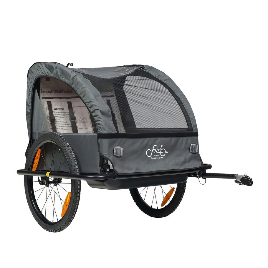Kids Trailer for Fiido - Two-Seat | Foldable | Safe