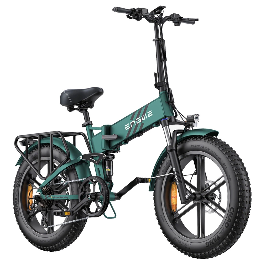 ENGWE Engine Pro 2.0 Foldable Electric Bike - 1200W Power | 16Ah Battery | 28mph Speed | 68mi Range