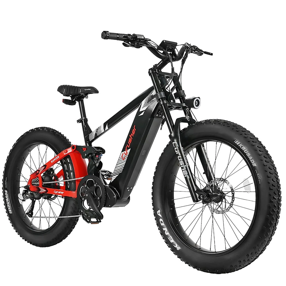 Cyrusher Ranger Electric Bike - 750W Power | 20Ah Battery | 28mph Speed | 75mi Range