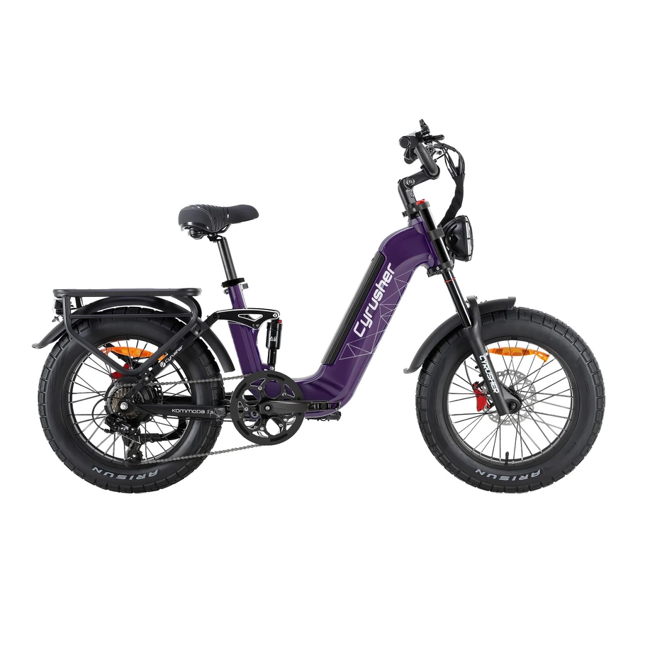 Cyrusher Kommoda 3.0 Electric Bike - 750W Power | 20Ah Battery | 28mph Speed | 68mi Range