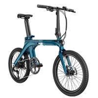 Fiido X Classic Foldable Electric Bike - 250W Power | 11.6Ah Battery | 15.5mph Speed | 81mi Range | Flat Handlebar