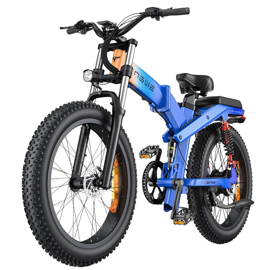 ENGWE X24 Foldable Electric Bike - 1200W Power | 19.2Ah Battery | 31mph Speed | 62mi Range