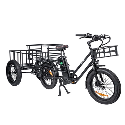 ADN K750 Electric Cargo Bike - 750W Power | 20.8Ah Battery | 28mph Speed | 50mi Range | Cargo Trailer