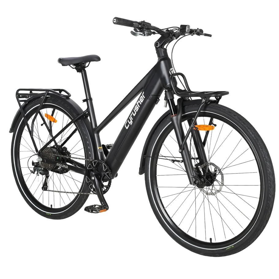 Cyrusher Asuka Trekking Electric Bike - 250W Power | 14Ah Battery | 15.5mph Speed | 75mi Range