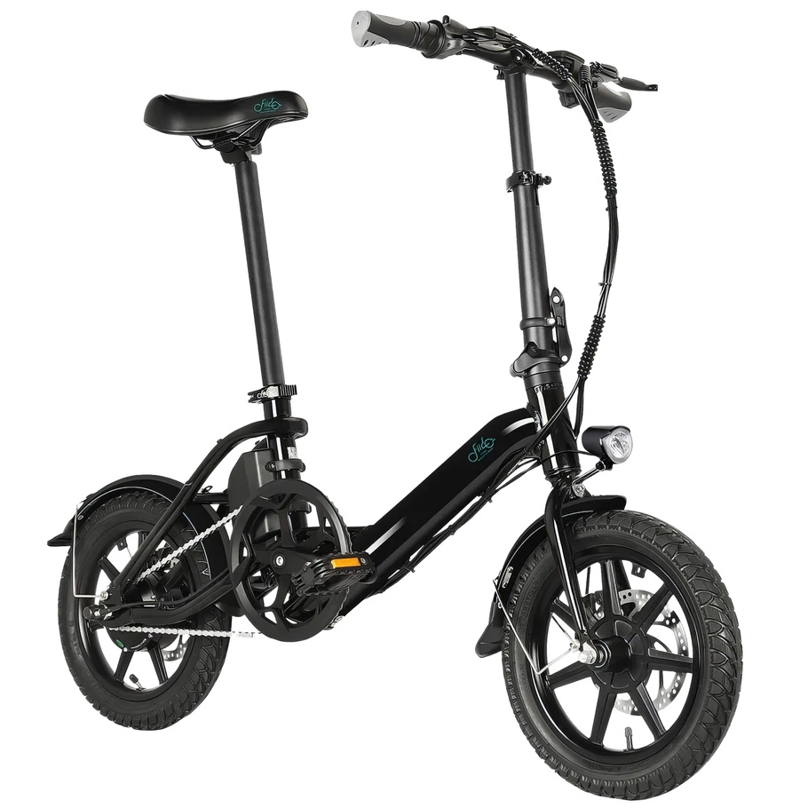 Fiido D3 Pro Mini Foldable Electric Bike - 250W Power | 7.8Ah Battery | 15.5mph Speed | 37mi Range
