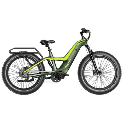 Heybike Hero Electric Bike - 1400W Power | 18Ah Battery | 35mph Speed | 60mi Range | Carbon Fiber Ebike | High-Step