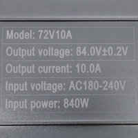 Charger GX16 72V 84V Fast Charger 2A 3A 4A 5A 8A 10A