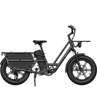 Fiido T2 Longtail Cargo Electric Bike - 2023 | 750W Power | 20Ah Battery | 25mph Speed | 69mi Range