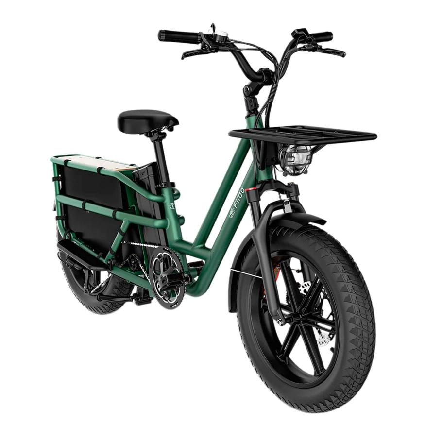Fiido T2 Longtail Cargo Electric Bike - 2023 | 750W Power | 20Ah Battery | 25mph Speed | 69mi Range