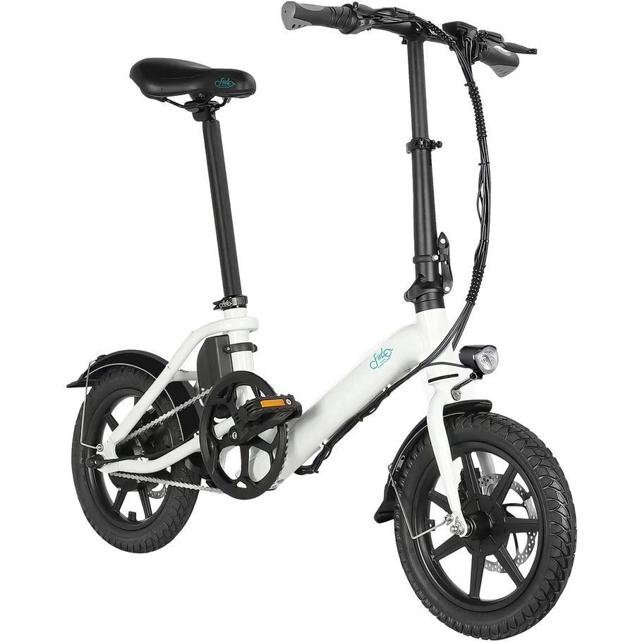 Fiido D3 Pro Mini Foldable Electric Bike - 250W Power | 7.8Ah Battery | 15.5mph Speed | 37mi Range