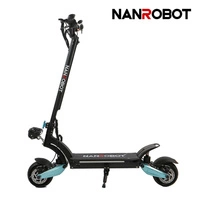 Nanrobot Lightning 2.0 Electric Scooter - 800W Power | 18Ah Battery | 30mph Speed | 25mi Range