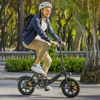 Fiido D3 Pro Mini Foldable Electric Bike - 250W Power | 7.8Ah Battery | 15.5mph Speed | 37mi Range